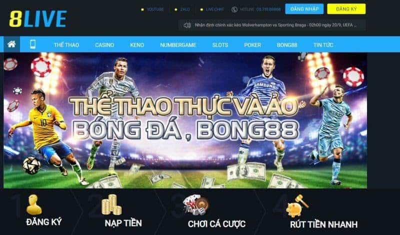 Đánh Giá 8live – Sân chơi cá cược trực tuyến đa nền tảng Các yếu tố làm nên thương hiệu nhà cái 8live