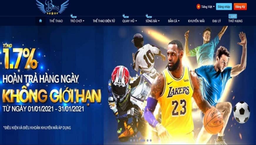 Đánh Giá Bwing - Cá cược trực tuyến chuyên nghiệp Cá cược thể thao