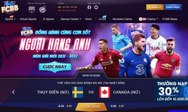 Đánh Giá FCB8 - Nhà cái cá cược bóng đá hàng đầu châu Âu Chăm sóc khách hàng tiêu chuẩn 5 sao