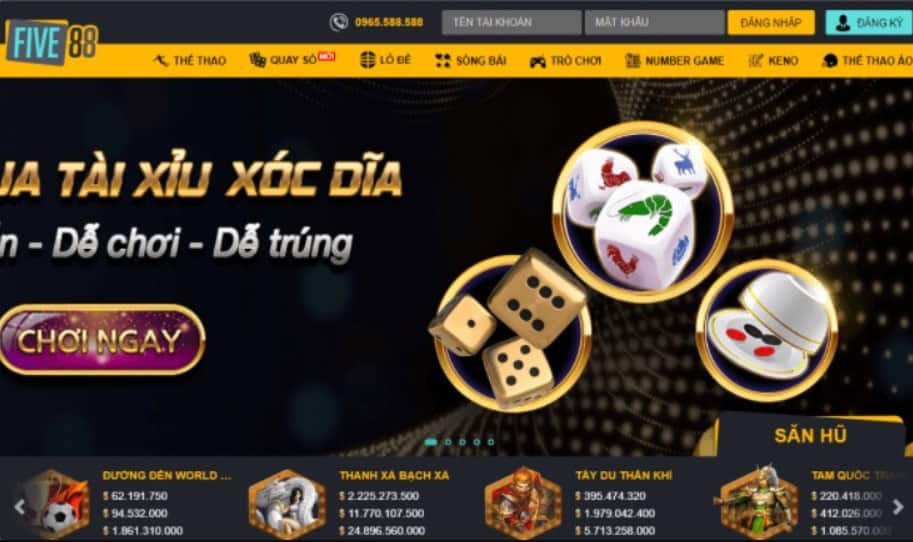 Đánh Giá Five88 – Nhà cái uy tín, chất lượng số 1 FIVE88 – kho game đa dạng, đầy đủ