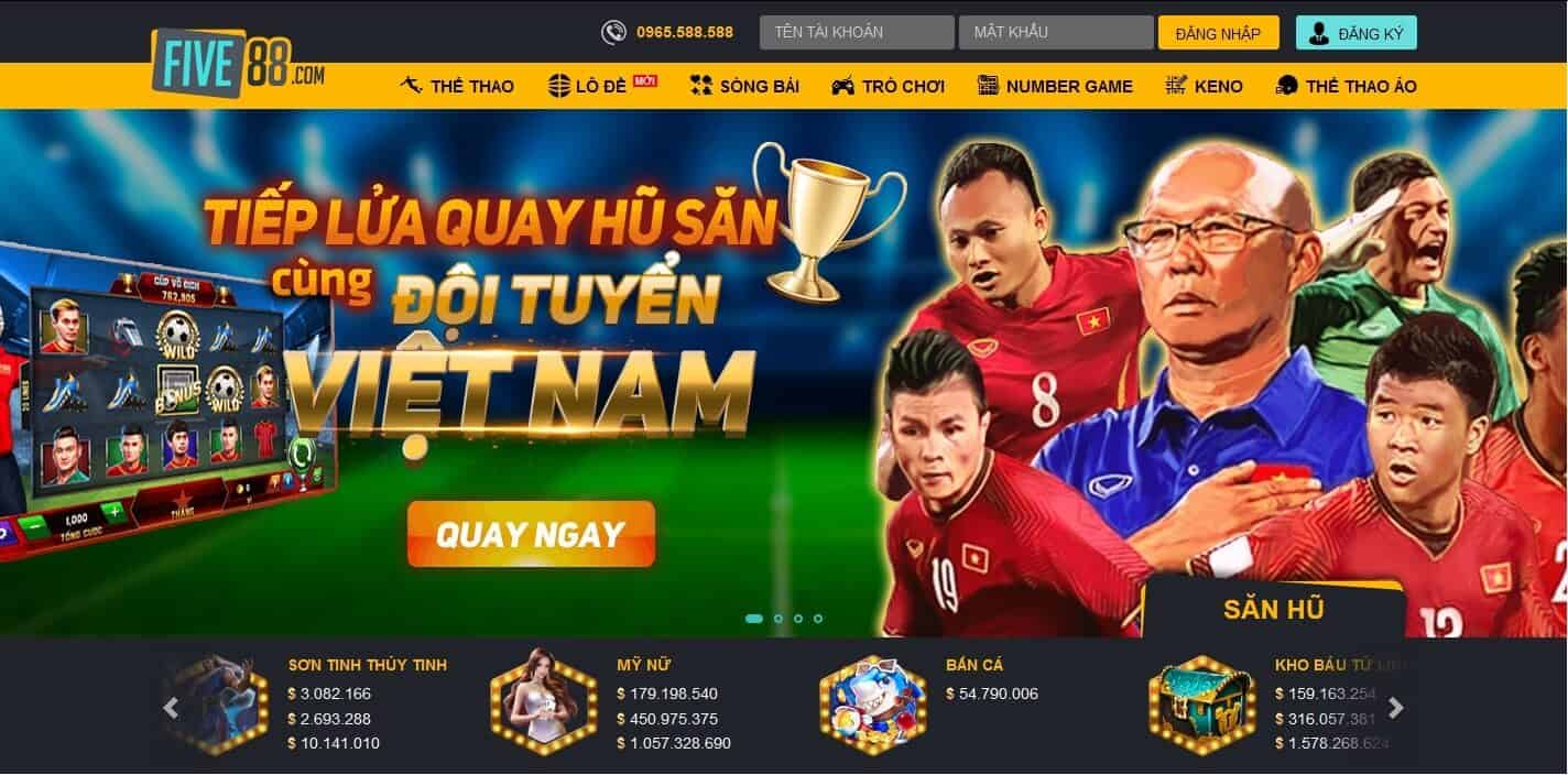 Đánh Giá Five88 – Nhà cái uy tín, chất lượng số 1 Số lượng các kèo cá cược lớn