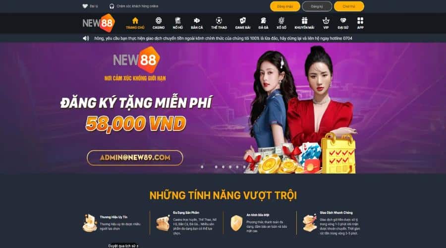 Đánh Giá Nhà Cái New88 | Link Đăng Ký, Đăng Nhập New88 Mới Nhất Một vài thông tin chính về nhà cái trực tuyến New88