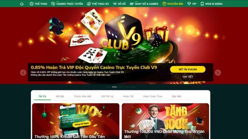Review V9Bet – Nhà Cái Casino Hot Đình Đám Năm 2025 Giao diện dễ sử dụng