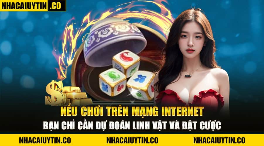 Cập nhật hướng dẫn chơi Bầu Cua Tôm Cá đơn giản, dễ hiểu Nếu chơi trên mạng internet, bạn chỉ cần dự đoán linh vật và đặt cược