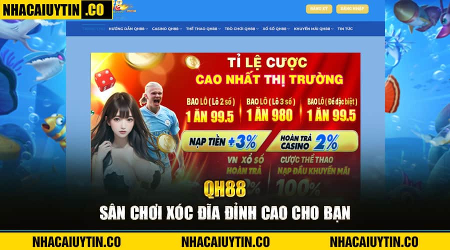Top 15 Trang Chơi Game Xóc Đĩa Online Hay Nhất Thị Trường QH88 - Sân chơi xóc đĩa đỉnh cao cho bạn