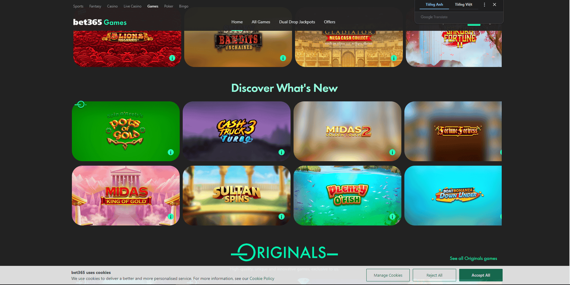 Đánh Giá Nhà Cái Bet365 - Thiên Đường Không Bỏ Lỡ Live Casino